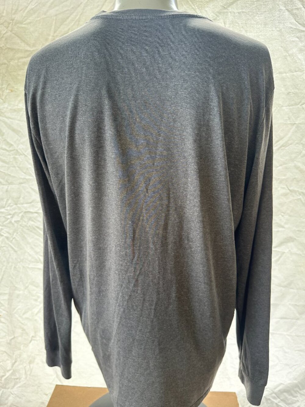 Philadelphia Eagles NFL Team Apparel Men's Gray LS Polyester Shirt Large - Picture 4 of 4